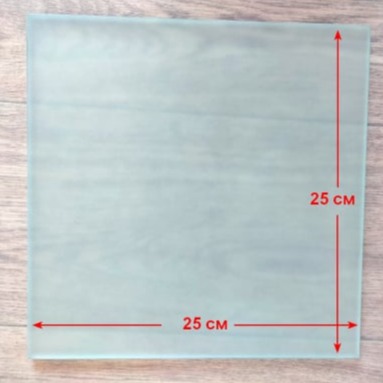 Стекло 25 х 25 см 10 мм