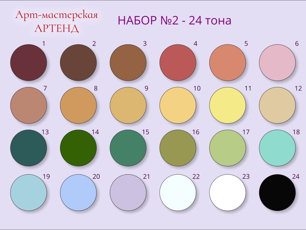 Краски Природы в пигментах для живописи